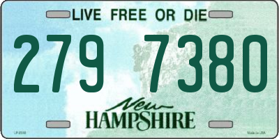NH license plate 2797380