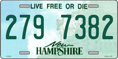 NH license plate 2797382