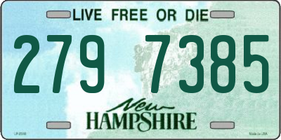NH license plate 2797385