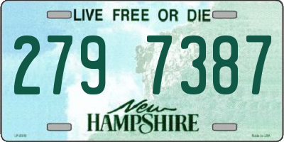 NH license plate 2797387