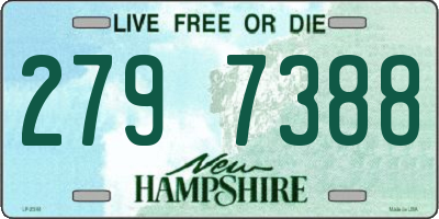 NH license plate 2797388