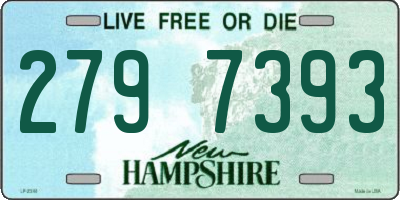 NH license plate 2797393