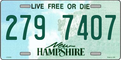 NH license plate 2797407