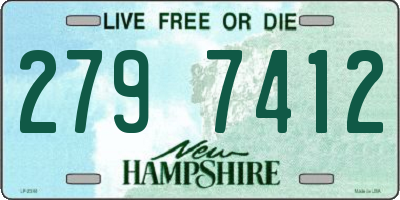 NH license plate 2797412