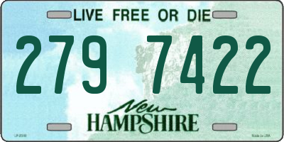 NH license plate 2797422