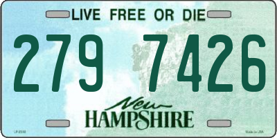 NH license plate 2797426