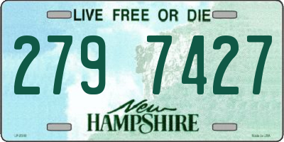 NH license plate 2797427