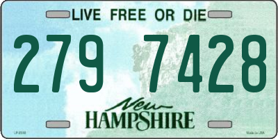 NH license plate 2797428