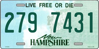 NH license plate 2797431