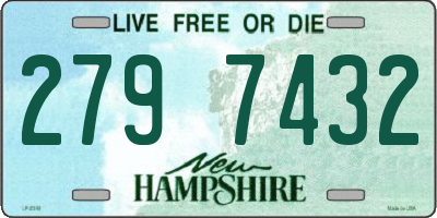 NH license plate 2797432
