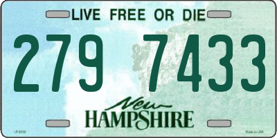 NH license plate 2797433