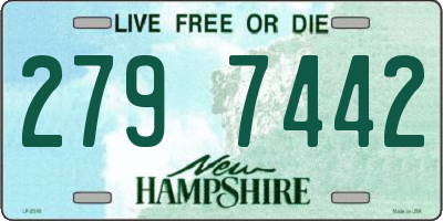 NH license plate 2797442