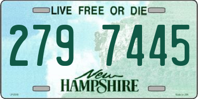 NH license plate 2797445