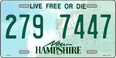NH license plate 2797447