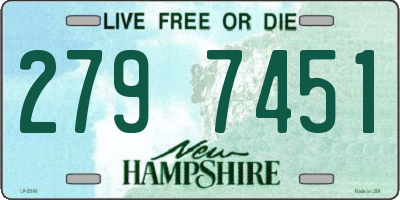 NH license plate 2797451