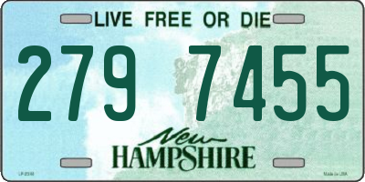 NH license plate 2797455