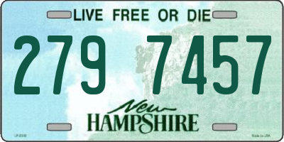 NH license plate 2797457