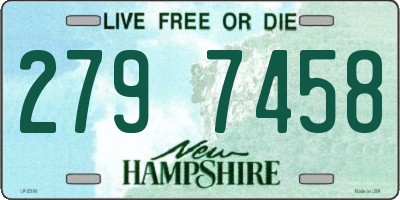 NH license plate 2797458