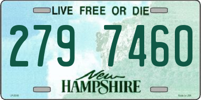 NH license plate 2797460