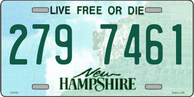 NH license plate 2797461