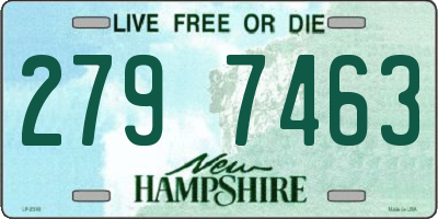 NH license plate 2797463