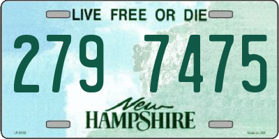 NH license plate 2797475