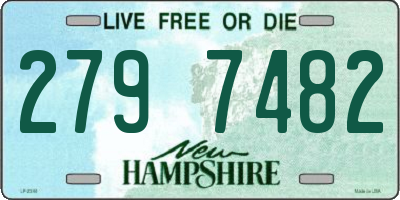 NH license plate 2797482