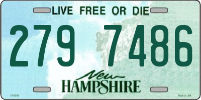 NH license plate 2797486