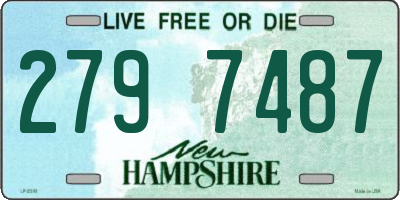 NH license plate 2797487