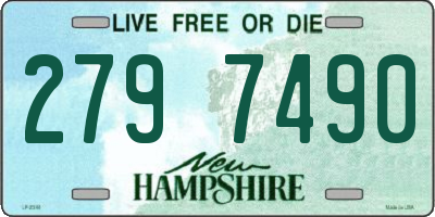NH license plate 2797490