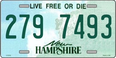 NH license plate 2797493