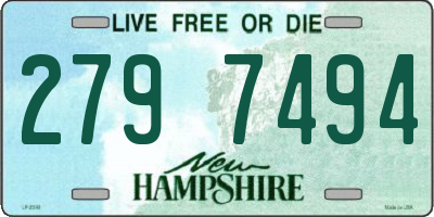 NH license plate 2797494