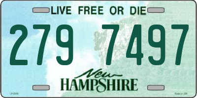 NH license plate 2797497