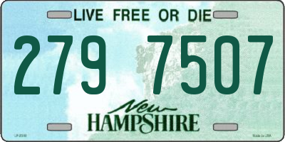 NH license plate 2797507