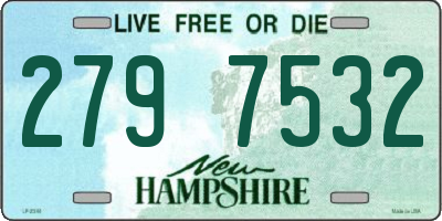 NH license plate 2797532