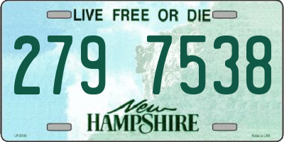 NH license plate 2797538