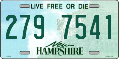 NH license plate 2797541