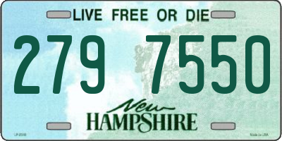 NH license plate 2797550