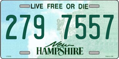 NH license plate 2797557