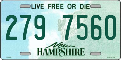 NH license plate 2797560