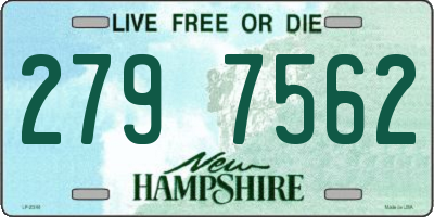NH license plate 2797562