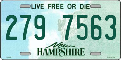 NH license plate 2797563