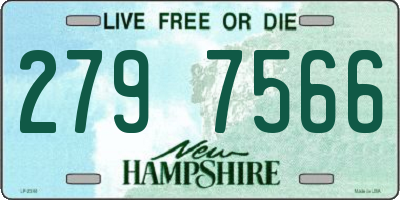 NH license plate 2797566