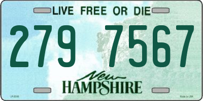 NH license plate 2797567