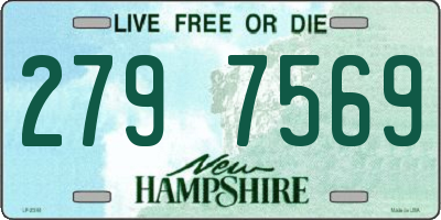 NH license plate 2797569