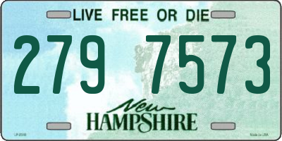 NH license plate 2797573