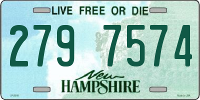 NH license plate 2797574