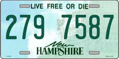 NH license plate 2797587