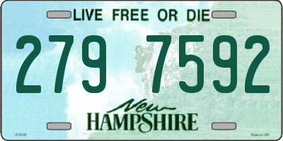 NH license plate 2797592