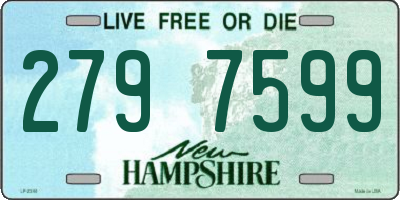 NH license plate 2797599